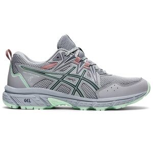 ASICS Gel-Venture 8 Women's Shoes - Gray with Green Accents